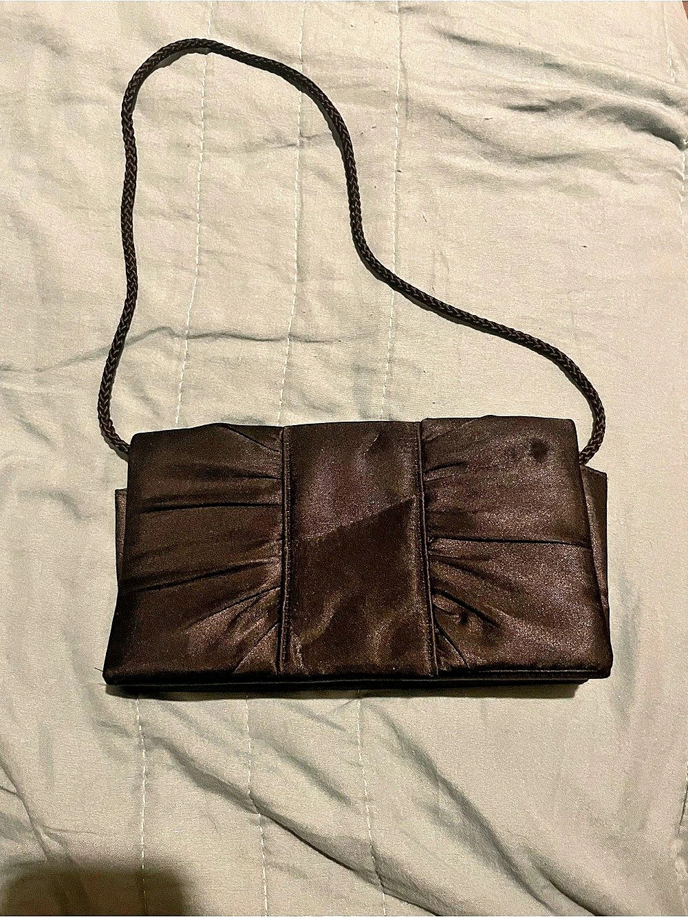 Style & Co Black Shoulder Clutch